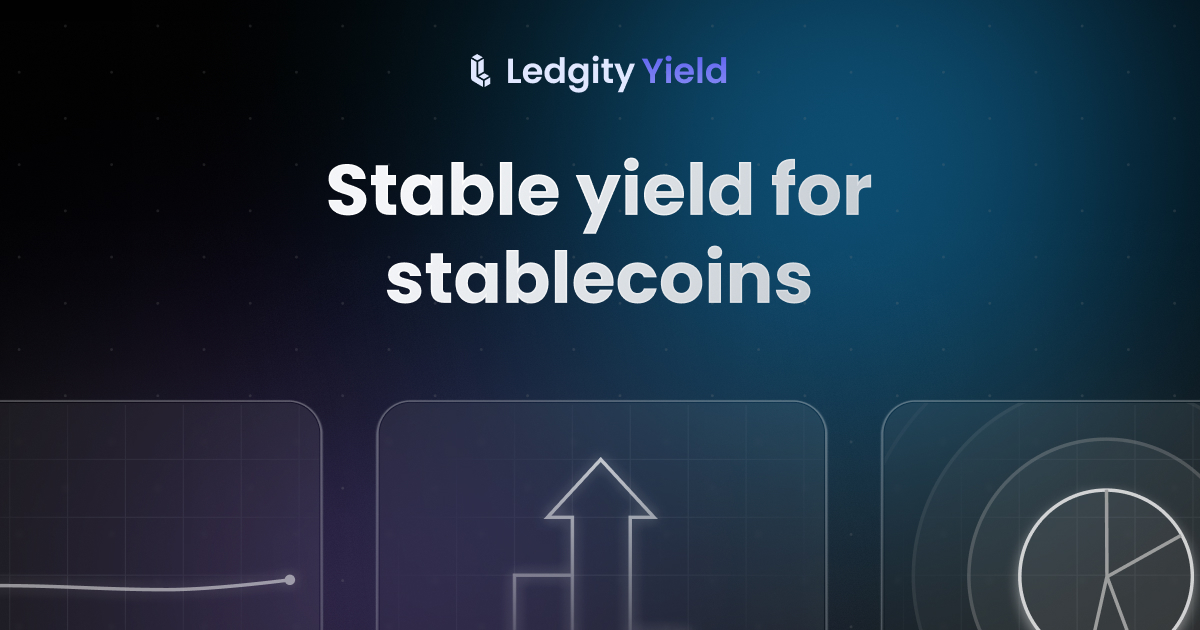 Screenshot of LedgityYield website